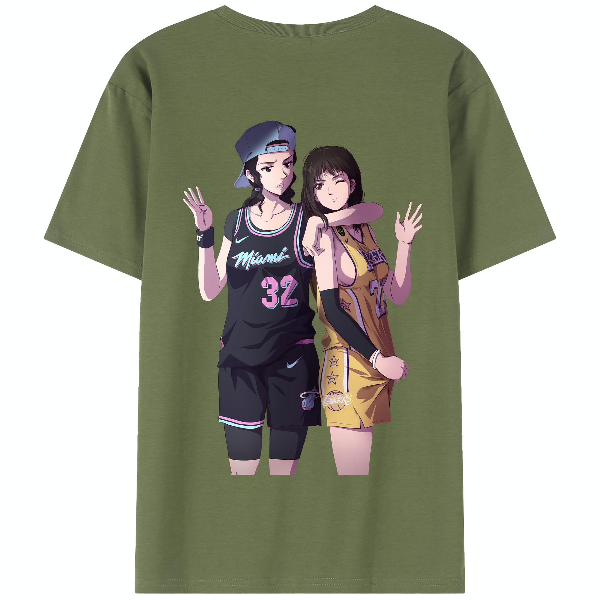 （画像用） SLAM DUNK／スラムダンク 綿100％半袖Tシャツ（背面プリント）